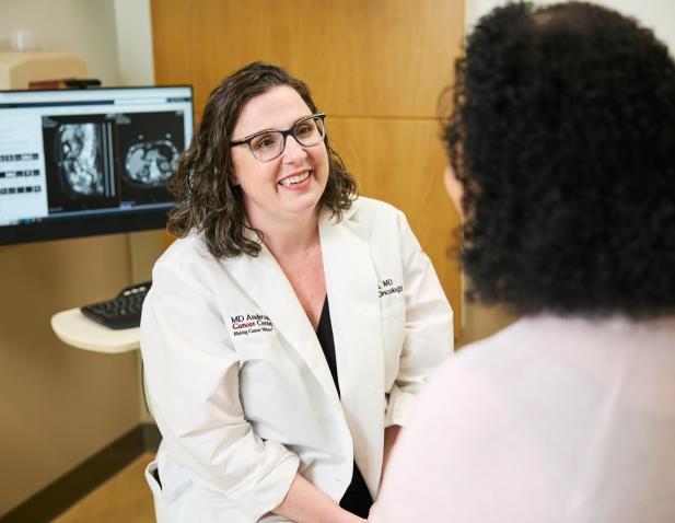 dr krill with patient image on monitor