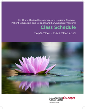 Barton 2025 September - December Class Schedule