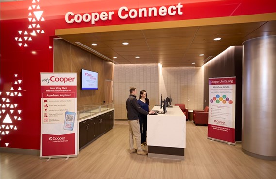 Cooper Connect physical space at the Cooper University Health Care Moorestown Campus