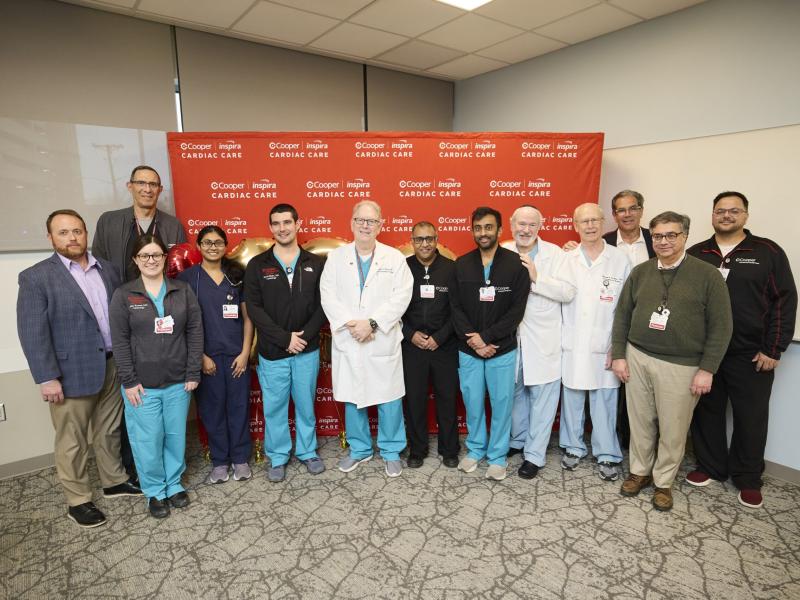 Cooper and Inspira Cardiac Care Team Members Celebrate Cardiac 1,000 Surgery Milestone