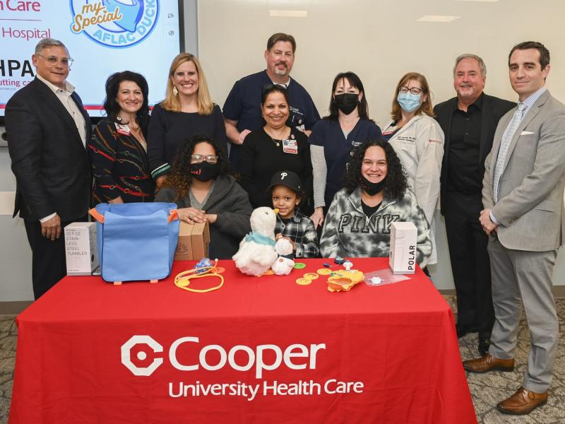 Duck Delivery: Young sickle cell disease patients at Children’s Regional Hospital at Cooper receive award-winning social robot thanks to new collaboration with Aflac