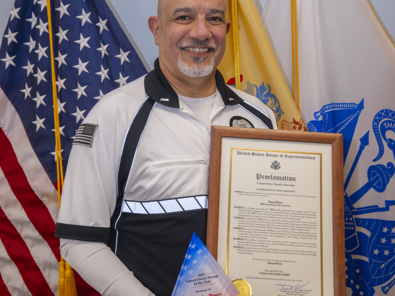 Cooper University Health Care Honors 2025 Armed Forces Persons of the Year Recipients