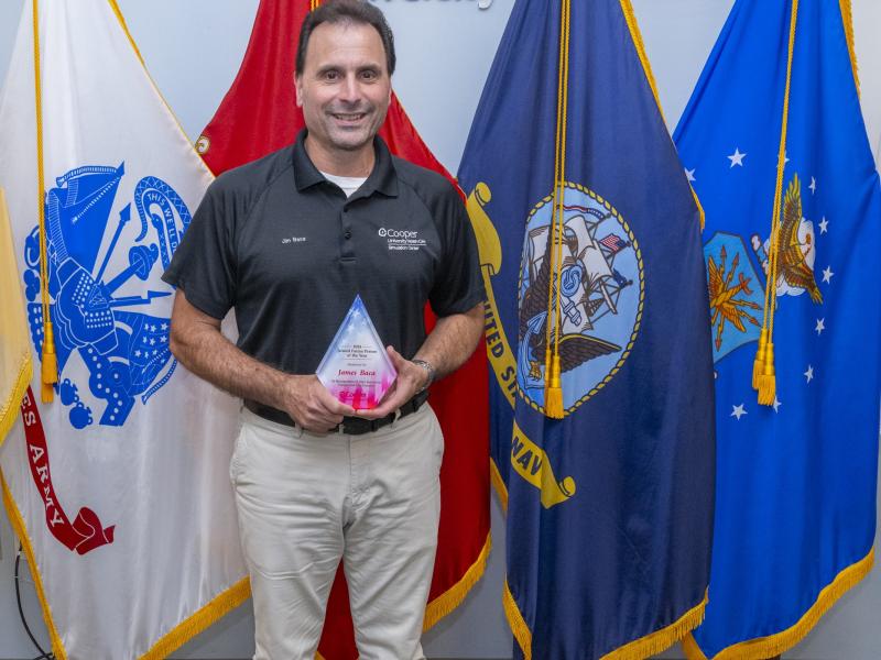 Cooper University Health Care Honors Jim Baca and Samantha Millspaugh as Armed Forces Person of the Year honorees for 2024