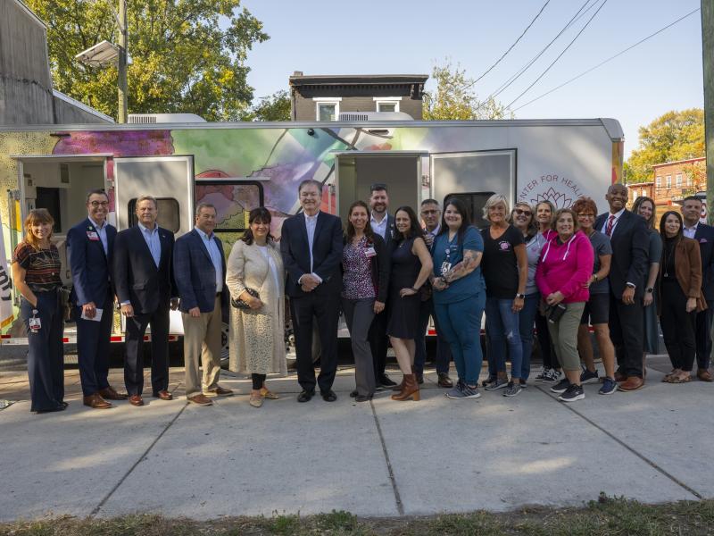 Cooper University Health Care’s Center for Healing Unveils New Mobile Health Services Van to Expand Outreach to Those With Substance Use Disorders in Camden