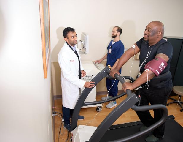 Patel heart patient treadmill