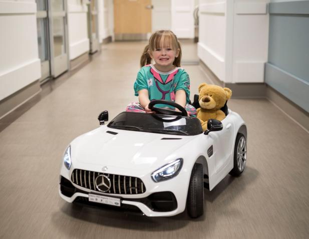 Pediatric Patient Driving Car Into Surgery