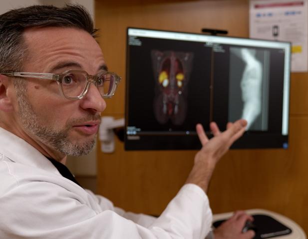 urology doctor computer monitor