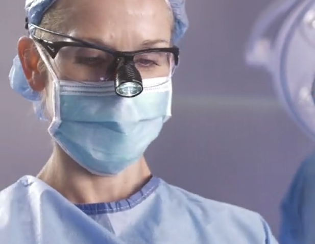 Catherine Loveland-Jones in the OR