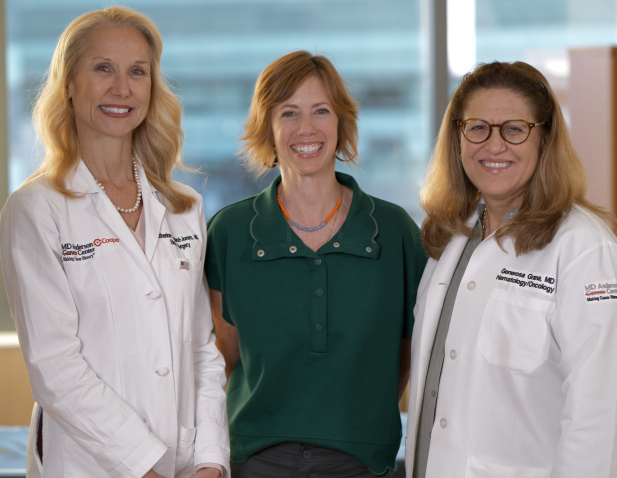 Dr. Loveland-Jones and Dr. Grana with patient Lauren